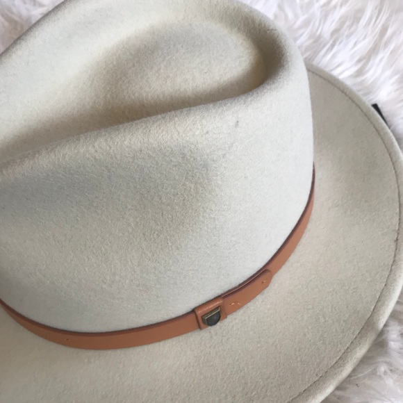 Nwt Brixton Messer Fedora In Gravel 